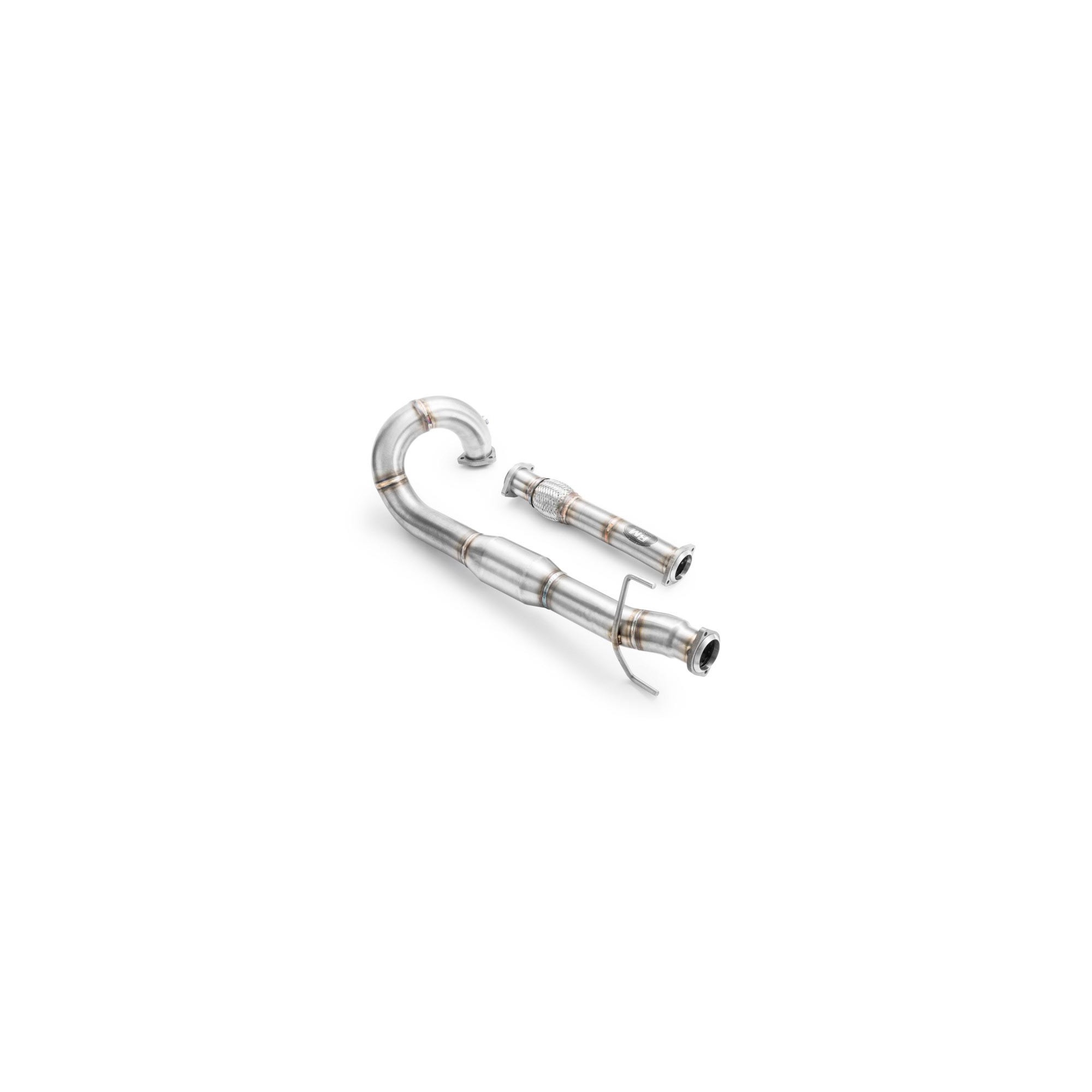 RM Motors Downpipe SAAB 9-5 Mk1, Mk2 2.0T, 2.3T B205, B235 med katalysator