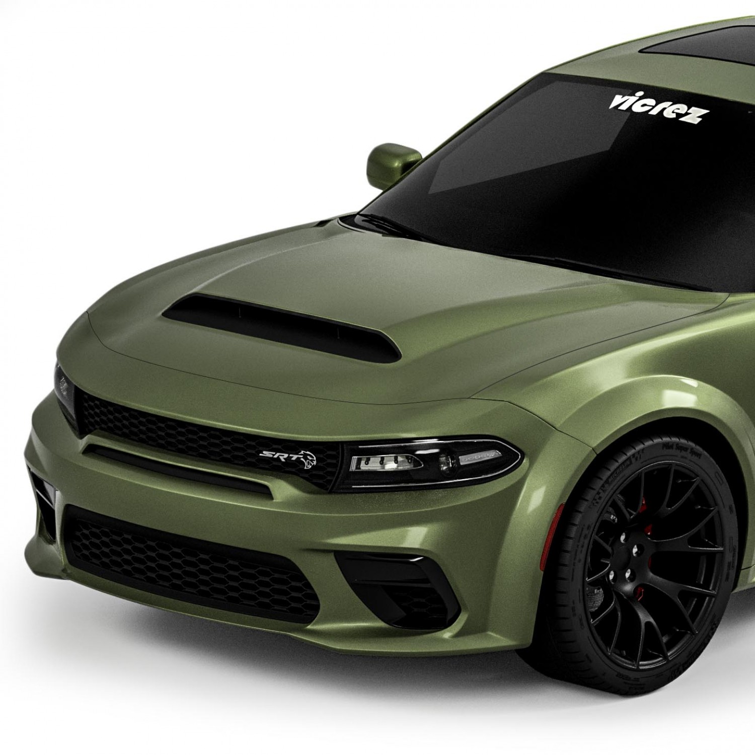 Motorhuv i aluminium – Demon-stil - 6