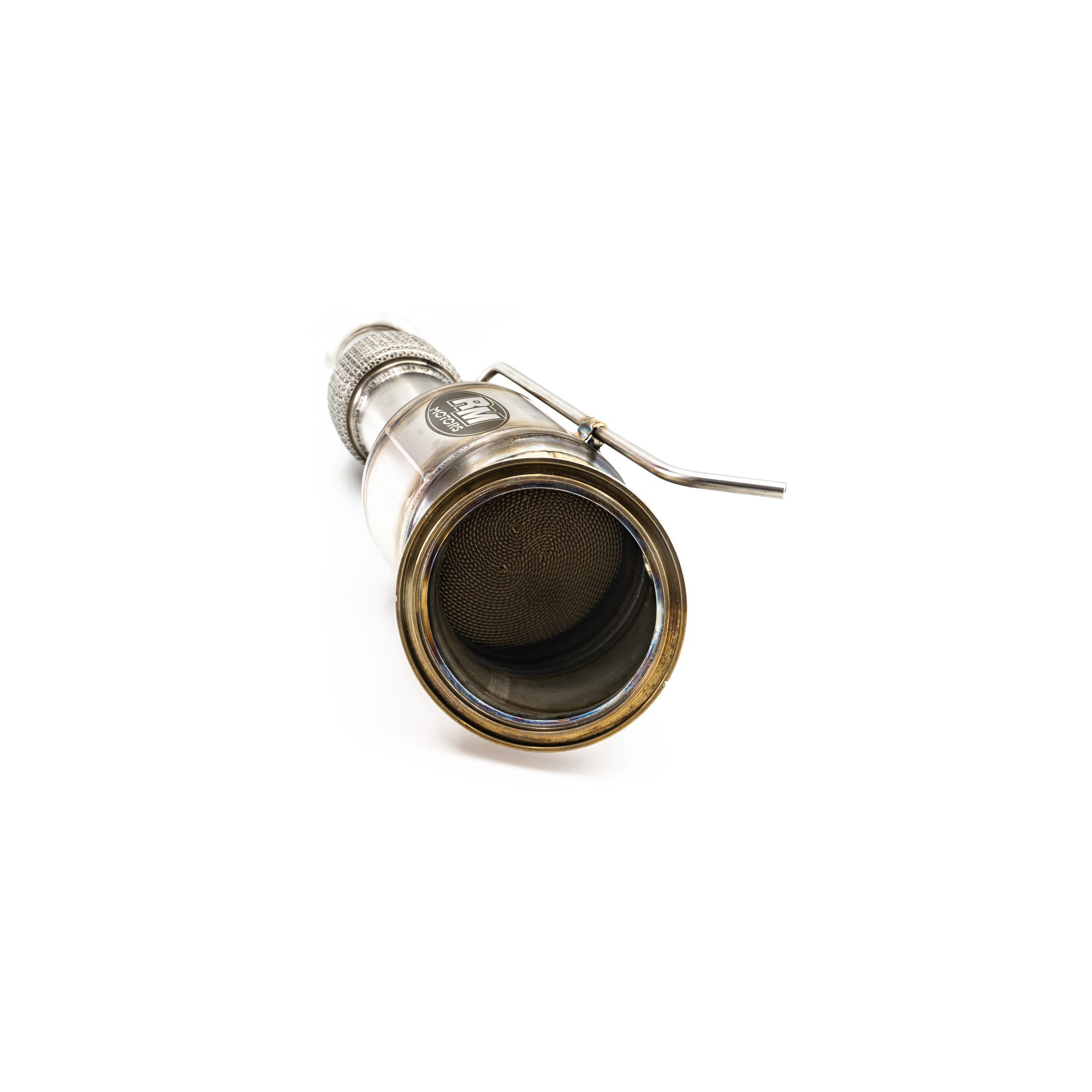RM Motors Downpipe Toyota Supra MK5 A90 med katalysator HJS 200 cpsi OBD