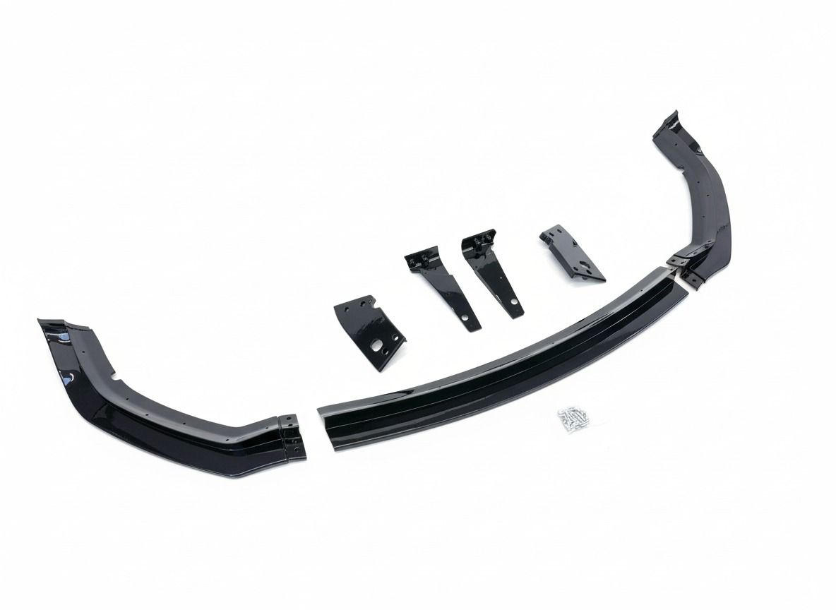 Frontläpp – H Style – blanksvart - 6