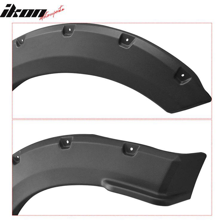Pocket Rivet Style Fender Flares - Textured (F150 15-18) - 3