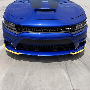 Skydd till frontsplitter – gult – par