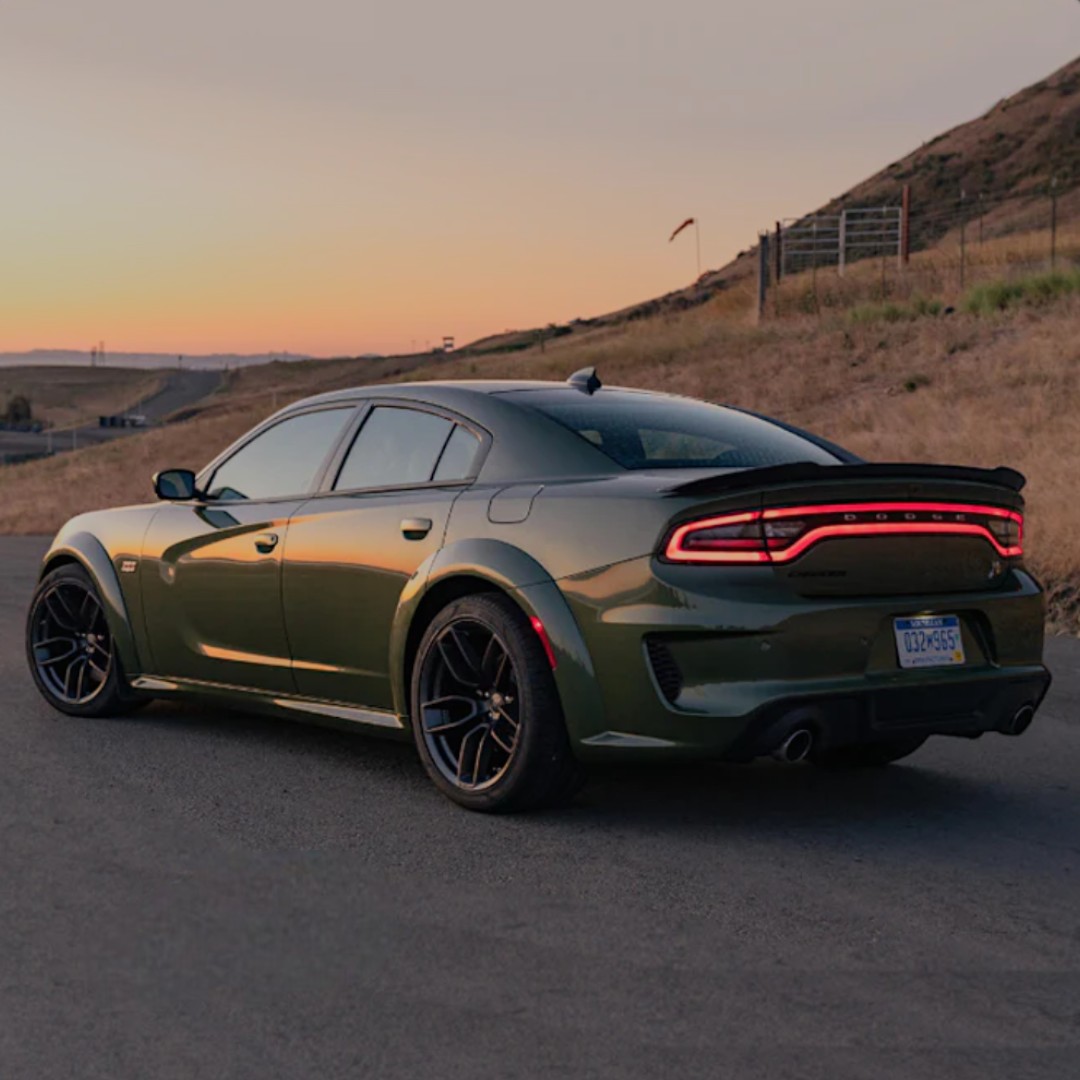 Bakspoiler – SRT8 Hellcat-stil – blanksvart - 8