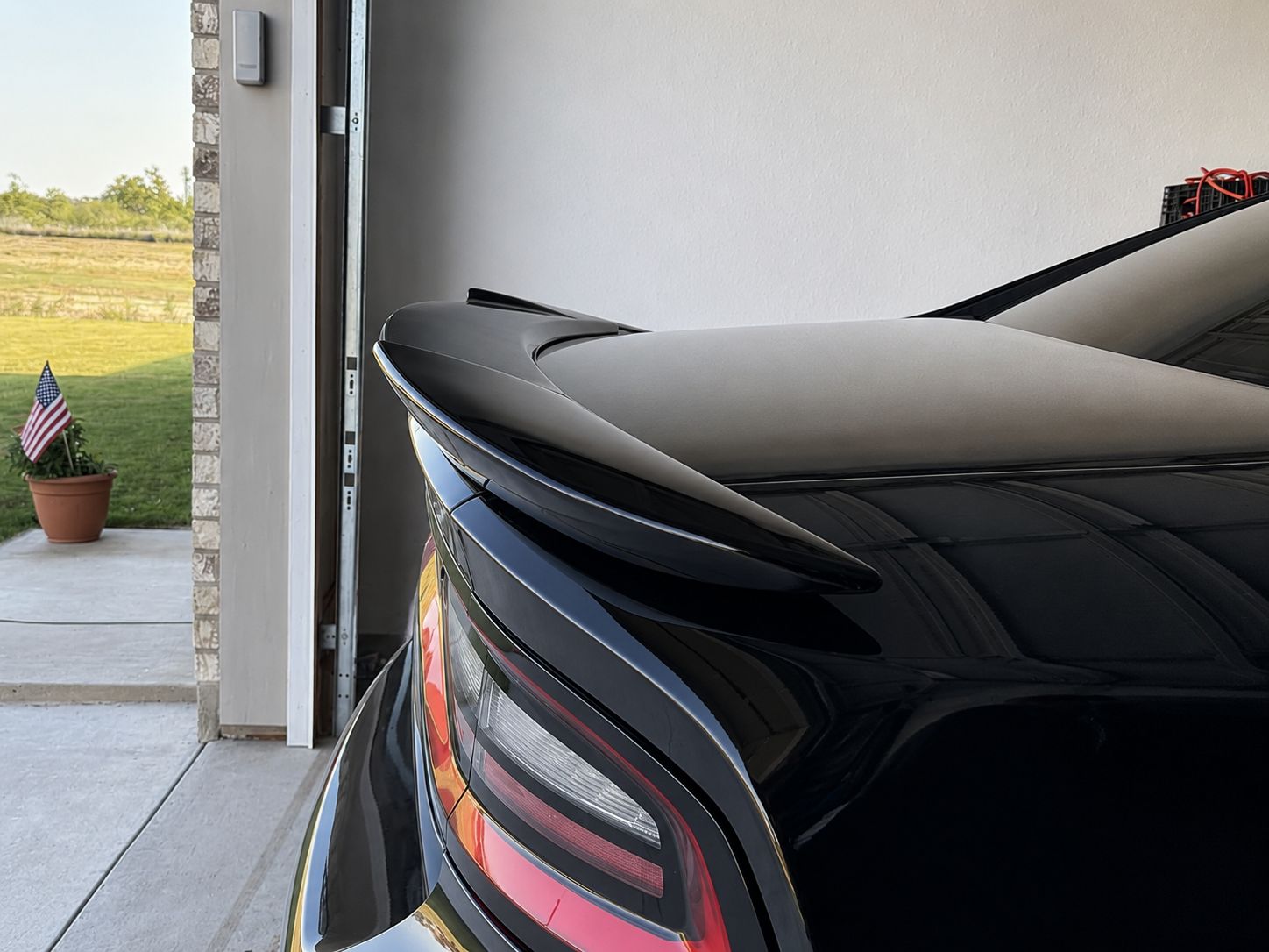 Bakspoiler – SRT8 Hellcat-stil – blanksvart - 6