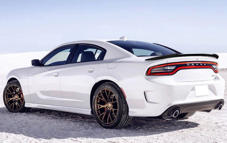 Bakspoiler – SRT8 Hellcat-stil – blanksvart - 7