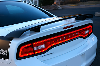 Bakspoiler – SRT8/R/T-stil – blanksvart