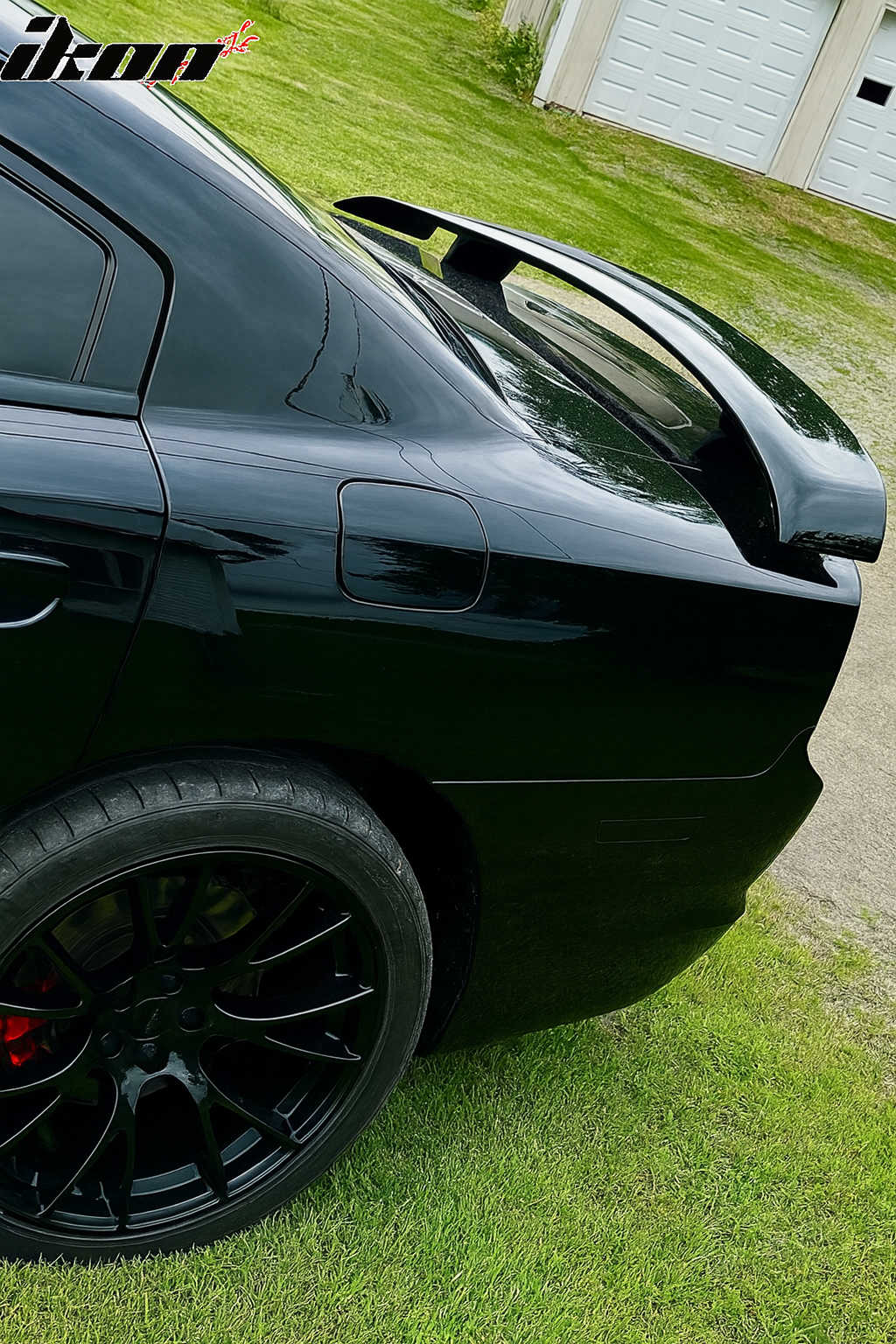 Bakspoiler – SRT8/R/T-stil – blanksvart - 6