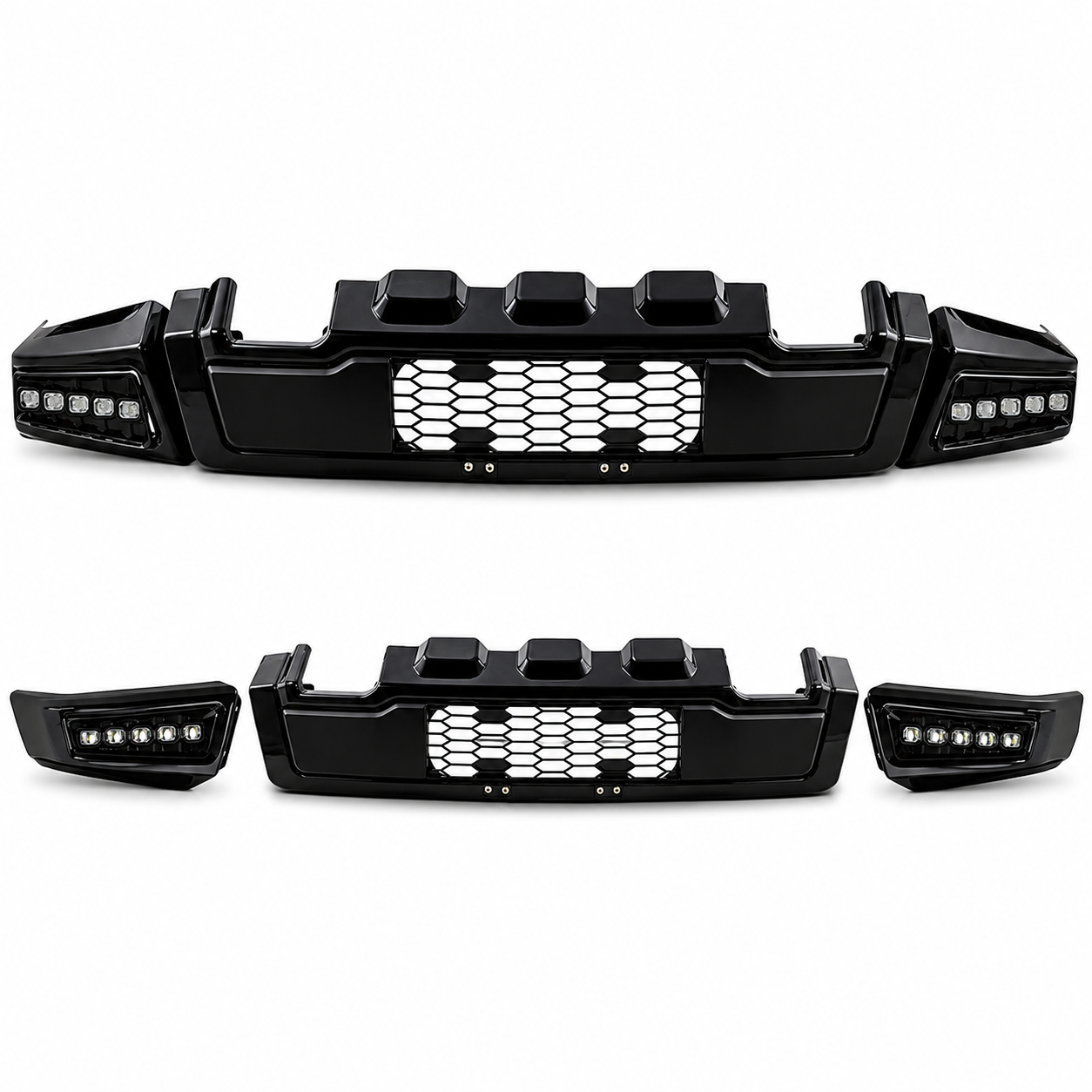 Främre stötfångare Raptor + LED-ljus (F150 10-14 SVT) - 14