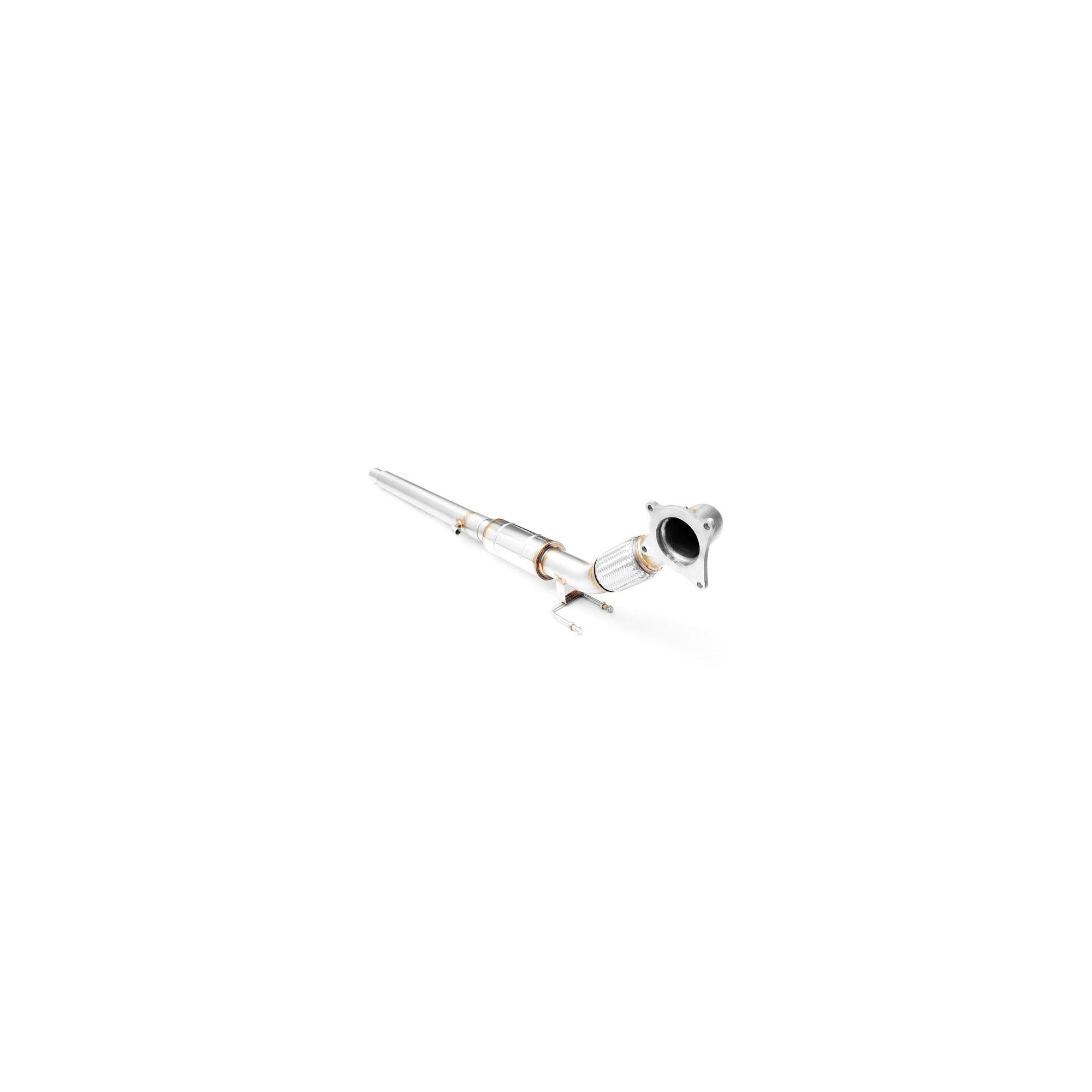 RM Motors Downpipe Audi A3 8P 1.8, 2.0 TFSI med ljuddämpare – 160, 200 hk