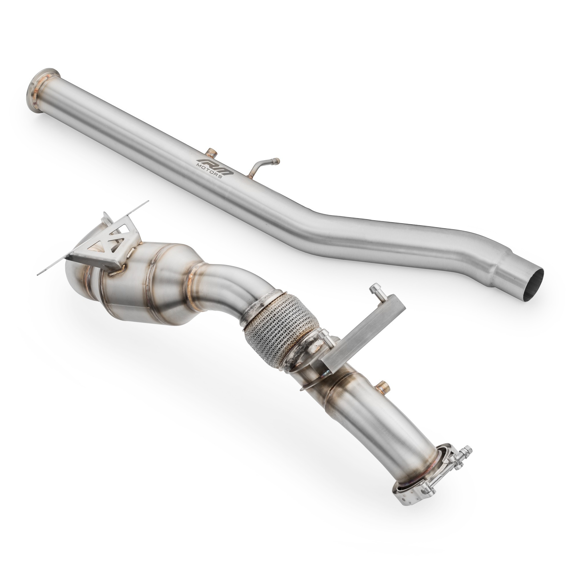 RM Motors Downpipe Skoda Karoq 2.0 TSI OPF/GPF med katalysator