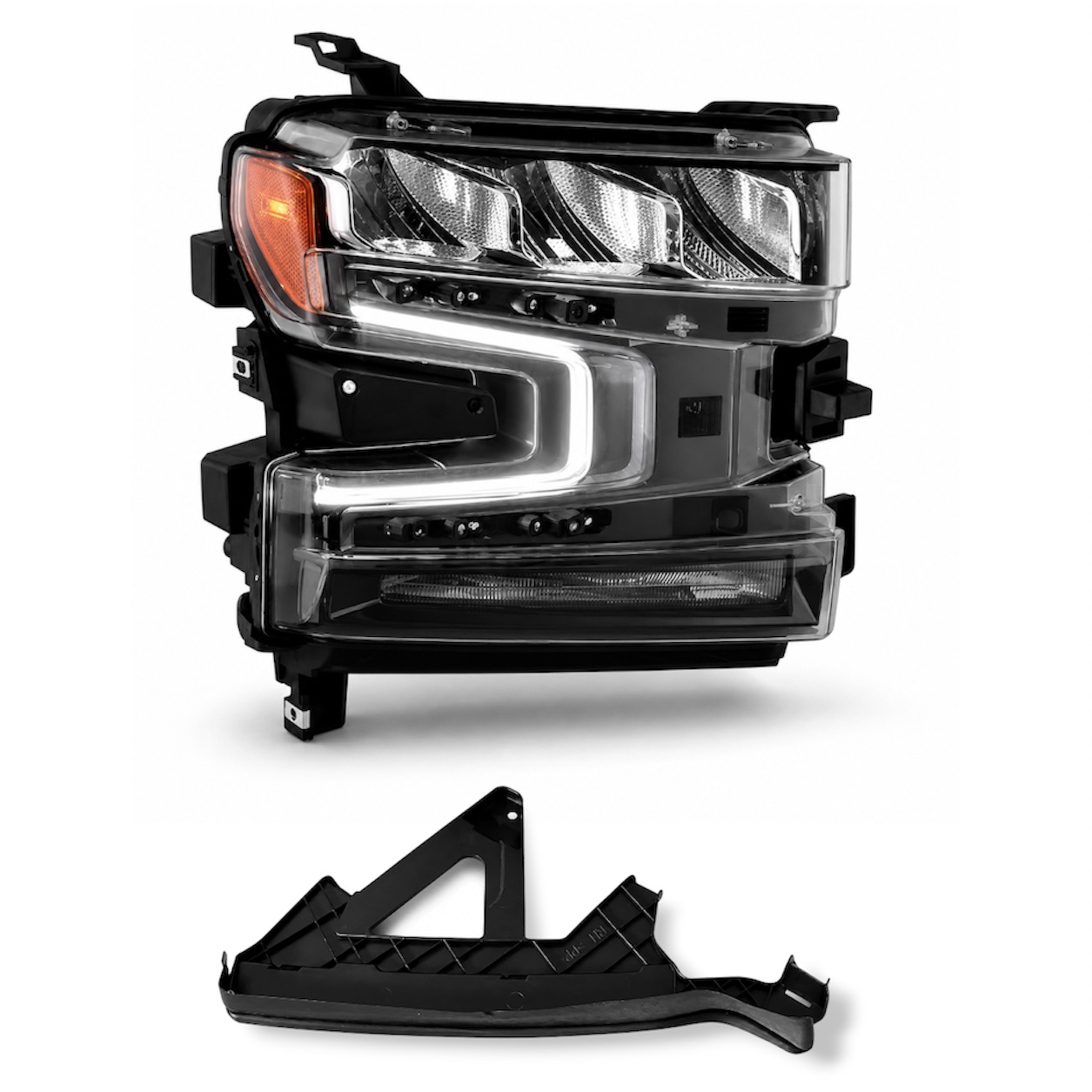 LED-strålkastare med halogenblinkers – höger (SILVERADO 1500 19–21) - 3