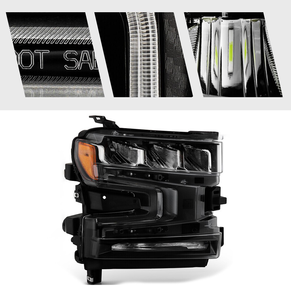 LED-strålkastare med halogenblinkers – höger (SILVERADO 1500 19–21) - 4