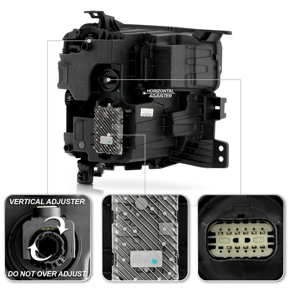ZR2 Black Full LED-strålkastare – vänster (SILVERADO 1500 22–24) - 6