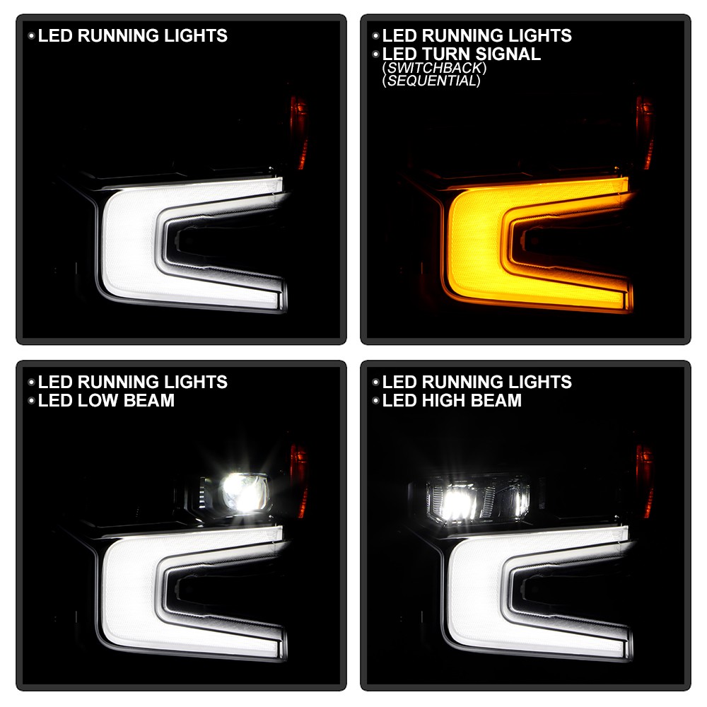 ZR2 Black Full LED-strålkastare – vänster (SILVERADO 1500 22–24) - 7