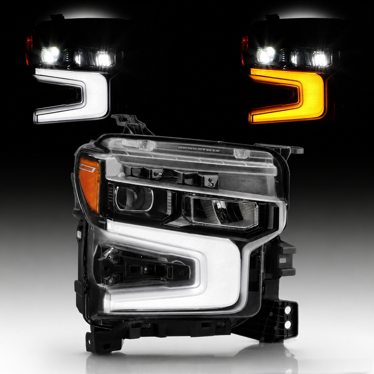 ZR2 Black Full LED-strålkastare – höger (SILVERADO 1500 22–24) - 4