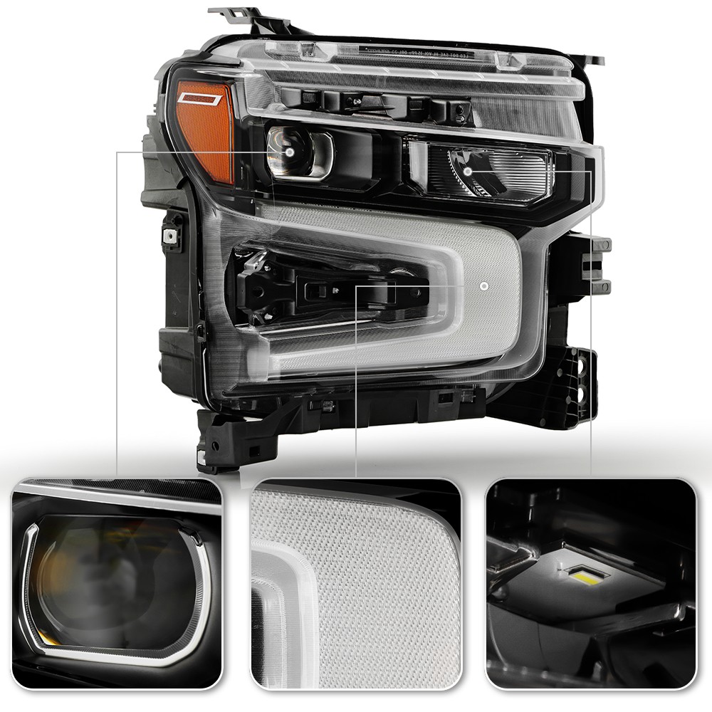 ZR2 Black Full LED-strålkastare – höger (SILVERADO 1500 22–24) - 5