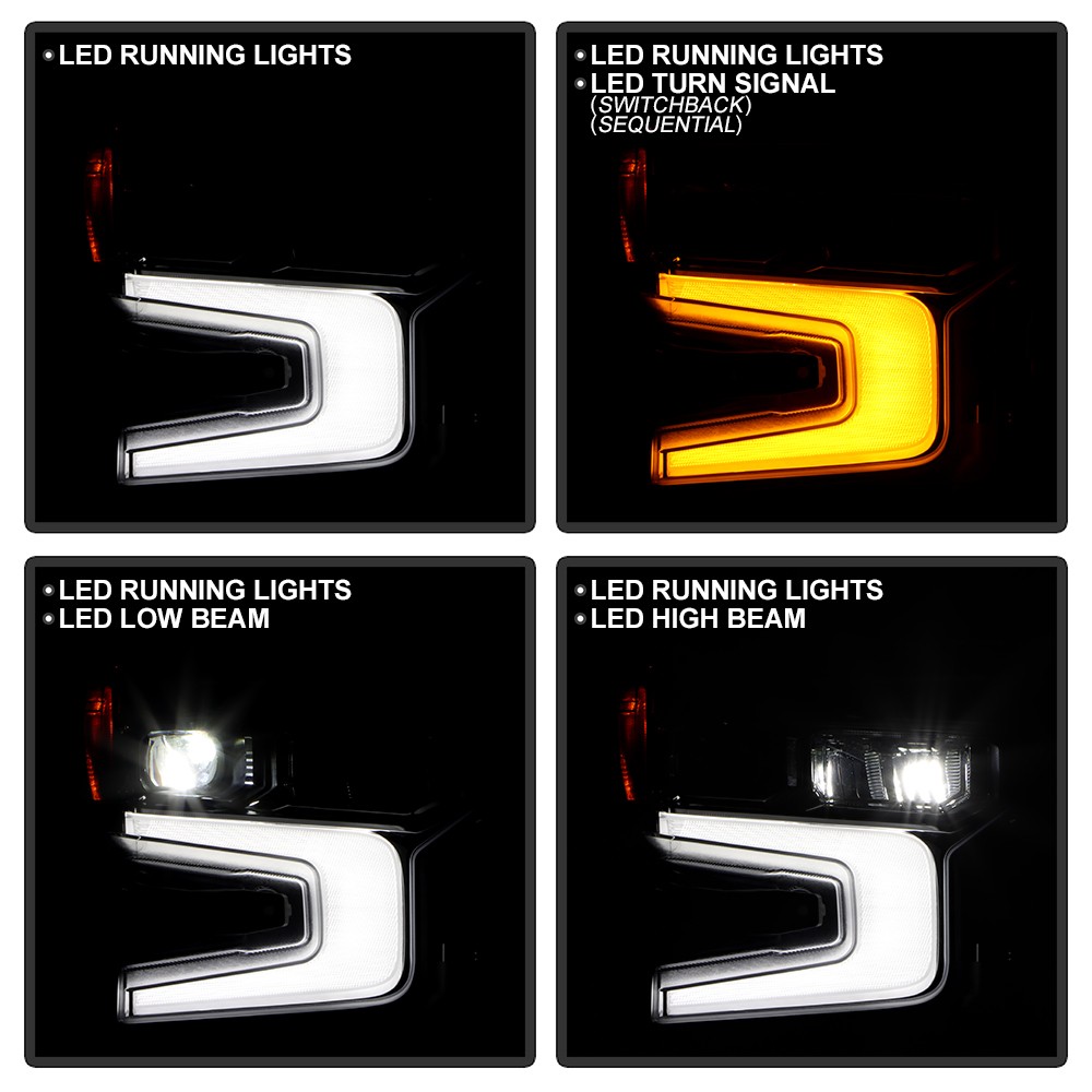 ZR2 Black Full LED-strålkastare – komplett sats (SILVERADO 1500 22–24) - 7