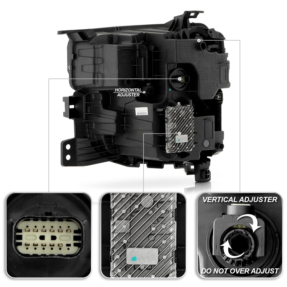 ZR2 Black Full LED-strålkastare – komplett sats (SILVERADO 1500 22–24) - 5