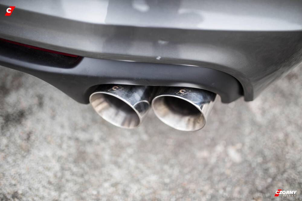 GT500 Style Diffuser 2 dubbla utblås (MUSTANG 13-14 V6, GT) - 5