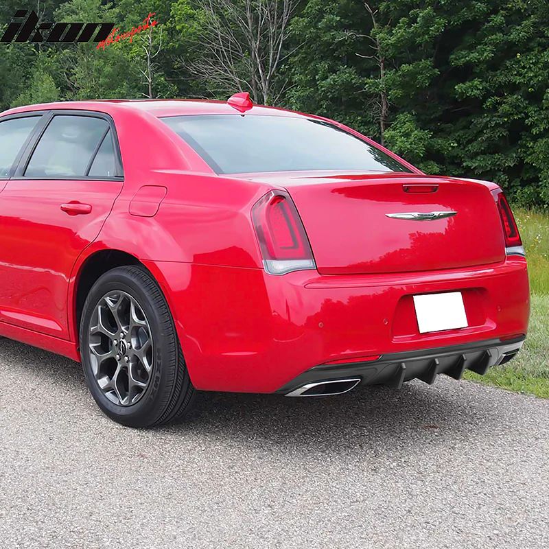 V1-bakdiffuser – mattsvart (CHRYSLER 300 15–23)
