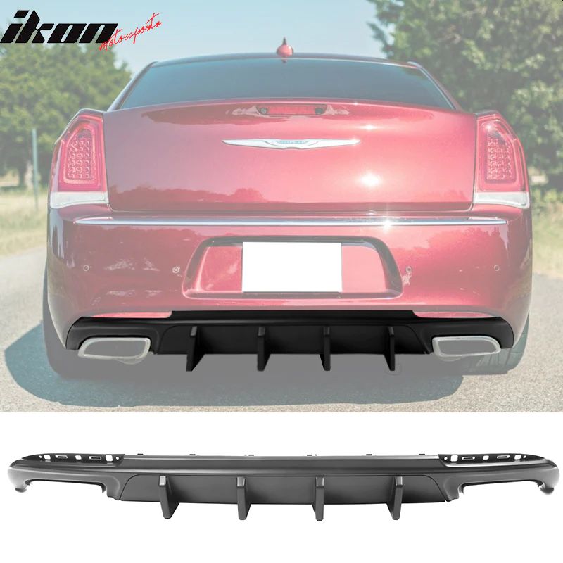 V1-bakdiffuser – mattsvart (CHRYSLER 300 15–23) - 2