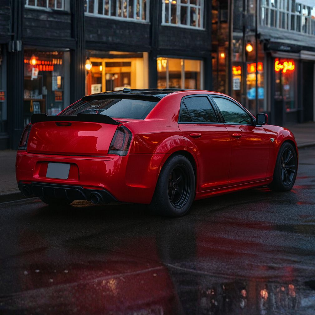 ROCK-inspirerad bakspoiler – mattsvart (CHRYSLER 300 12–23) - 3