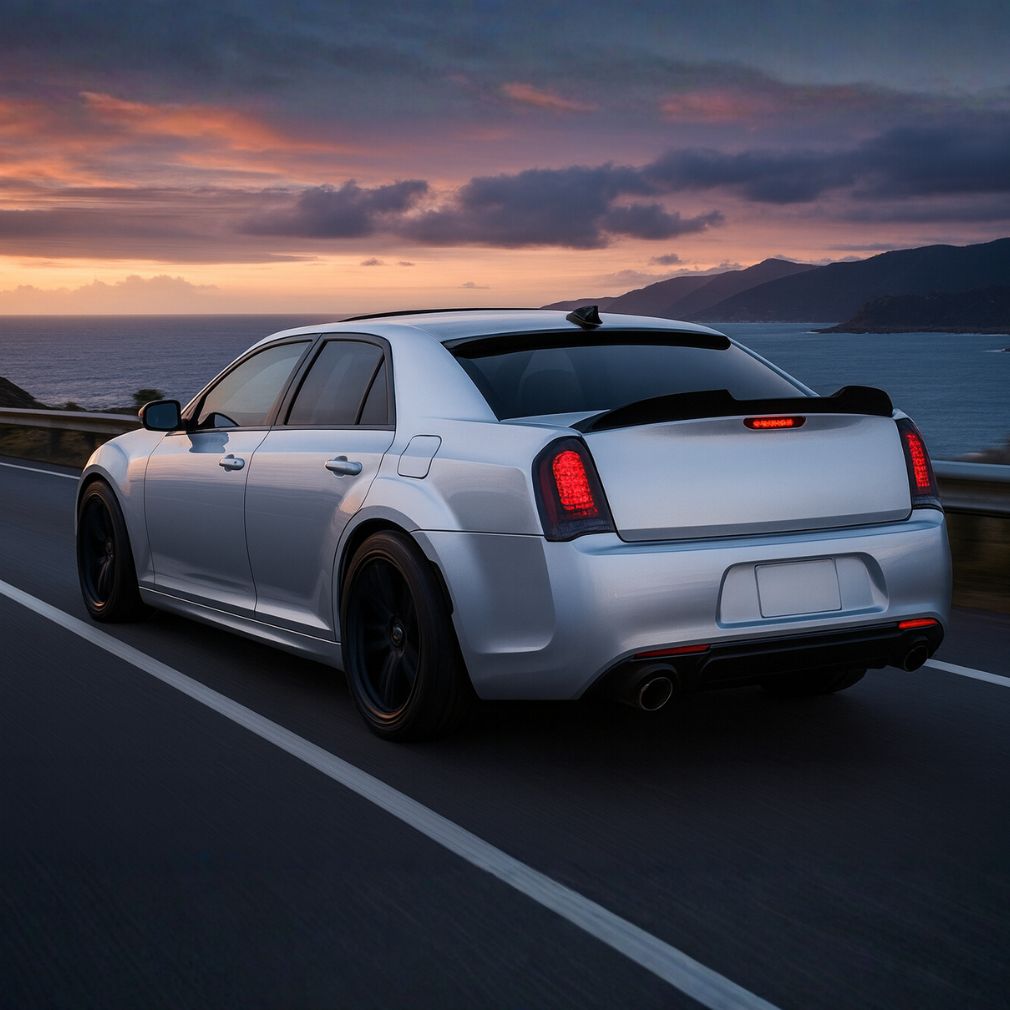 ROCK-inspirerad bakspoiler – mattsvart (CHRYSLER 300 12–23)
