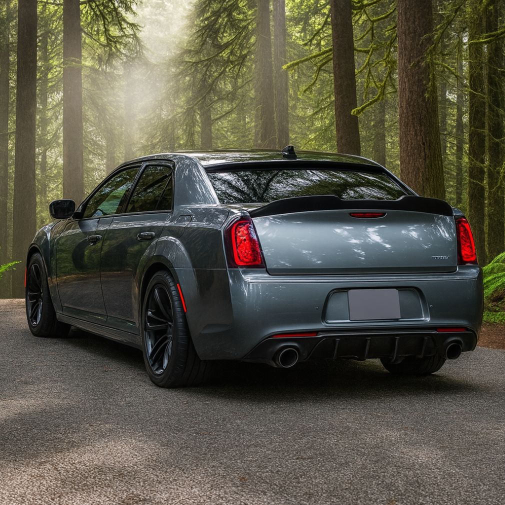 ROCK-inspirerad bakspoiler – mattsvart (CHRYSLER 300 12–23) - 4