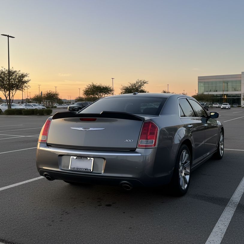 ROCK-inspirerad bakspoiler – mattsvart (CHRYSLER 300 12–23) - 5