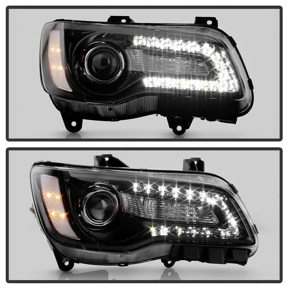 Höger halogenstrålkastare med LED-varselljus (CHRYSLER 300 15–23) - 6