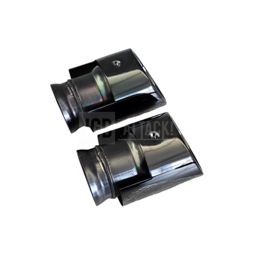Svarta runda ändrör – sats (CHRYSLER 300 15–23) - 7