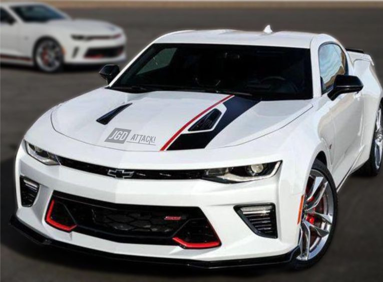 Nedre Grill Med röda inslag (CAMARO 16-18 SS)