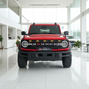 LED-övre grill – Mattsvart (FORD BRONCO 2021–2026)