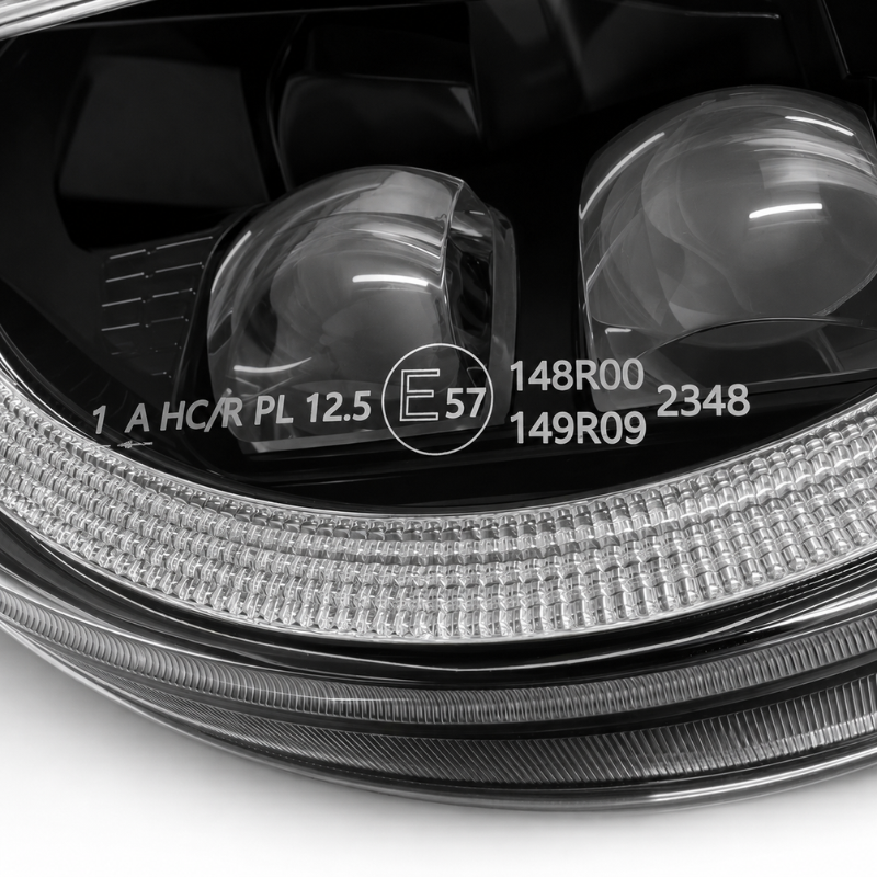Full-LED strålkastare med 4 projektorer – NIGHTSTRIKE Black Edition (FORD BRONCO 2021–2026) - 13