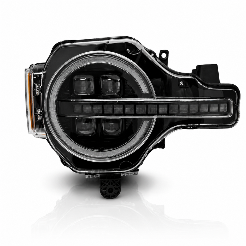 Full-LED strålkastare med 4 projektorer – NIGHTSTRIKE Black Edition (FORD BRONCO 2021–2026) - 10