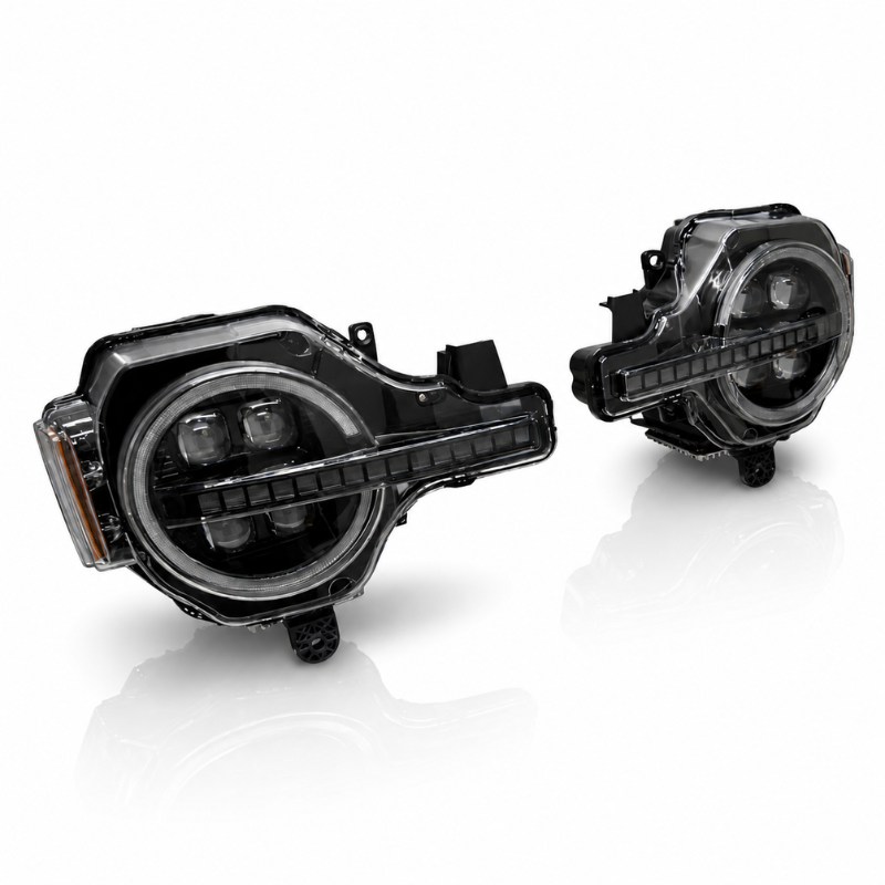 Full-LED strålkastare med 4 projektorer – NIGHTSTRIKE Black Edition (FORD BRONCO 2021–2026) - 7