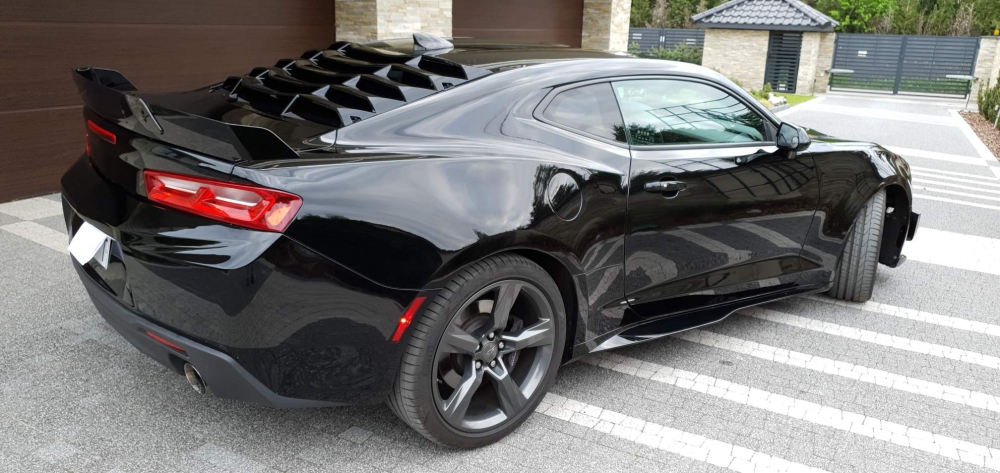 Bakre fönsterluver - Blank svart (CHEVROLET CAMARO 2016-2018 all) - 3