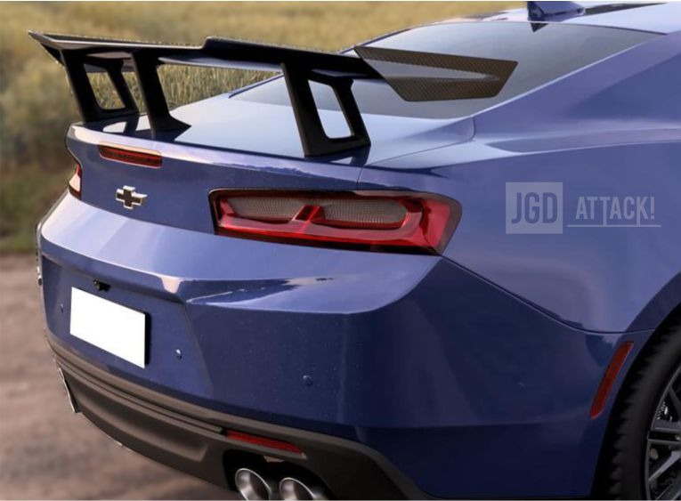 ZL1 / 1LE Blank Svart Spoiler / Vinge (CAMARO 2016-2020) - 6