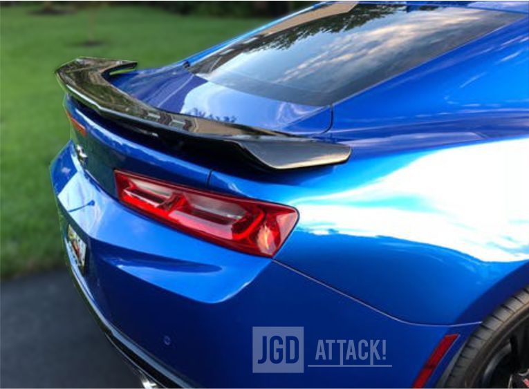 ZL1 Style Trunk Vinge - Blank Svart (CAMARO 2016-2020 all)
