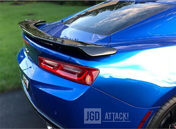 ZL1 Style Trunk Vinge - Blank Svart (CAMARO 2016-2020 all)