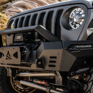 Främre stötfångare – offroad Frontier – frontbåge & LED-vingar (Wrangler JL/JT 18-26) - 7