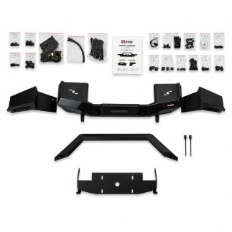 Främre stötfångare – offroad Frontier – frontbåge & LED-vingar (Wrangler JL/JT 18-26) - 6