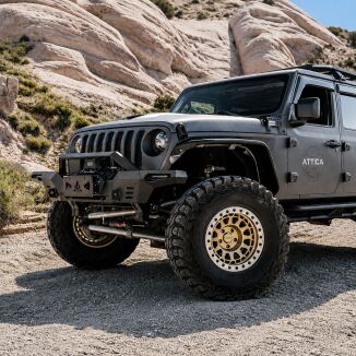 Främre stötfångare – offroad Frontier – frontbåge & LED-vingar (Wrangler JL/JT 18-26) - 5