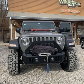 Modulär främre stötfångare – offroad Kansas – D-Rings & frontbåge & dimljus (Wrangler JK 07-17) - 11