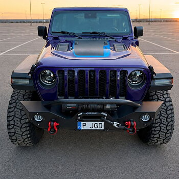 Främre stötfångare – offroad Oklahoma – D-Rings & frontbåge & dimljus (Wrangler JL 18-26)