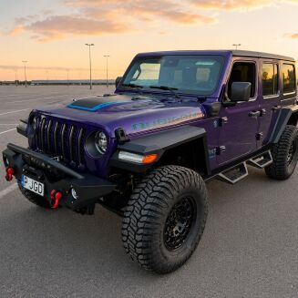 Främre stötfångare – offroad Oklahoma – D-Rings & frontbåge & dimljus (Wrangler JL 18-26) - 3