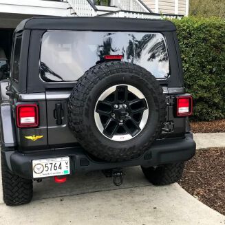 Bakstötfångare i smidd aluminium + LED (Wrangler JL 2018 – 2026) - 5