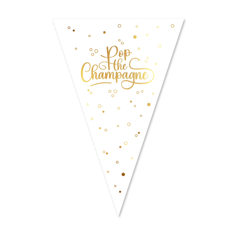 XL Girlang - "Pop the champagne" - 10 m - Vit