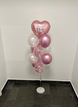Ballongställ med 13 fästen - 130 cm