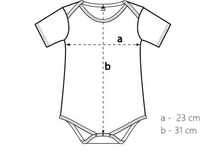 Bebis body - Valfritt namn - "Första body" - 7